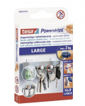 Tesa, Powerstrips, Plok&scaron;tumų lipdukai, balti, 10 vnt. (VOKIETIJOS PRODUKTAS)