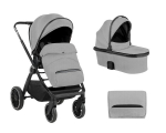 Universalus vežimėlis KikkaBoo Tiffany Adjustable 2in1, Light Grey