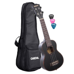 Soprano ukulelė Cascha Mahogany juoda HH 2262