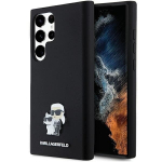 Karl Lagerfeld Silicone Karl & Choupette Metal Pin Hardcase