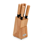 Fissman peilių rinkinys mediniame stove Pascual, 6 dalių