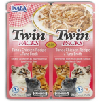 Inaba Twin katėms su tunu ir vi&scaron;tiena, 2x40 g