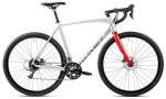 Dviratis Romet Aspre 1 2025 silver-red-54 cm / M