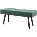 Sėdimoji sofa, mink&scaron;ta sofa, lovos sofa, aksomo i&scaron;vaizda, 100 x 36 x 45 cm, žalia