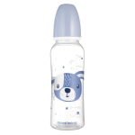 Butelis siauru kaklu Canpol Cute Animals 11/841, 250 ml, mėlynas