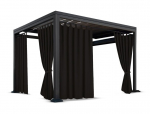 Pavėsinės užuolaidos Mariall ZMOS-11, 155x250 cm, juodos