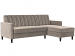 Trivietė sofa-lova Dorel Home Celine, pilka