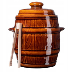 Statinė agurkams marinuoti + žnyplės, 3,5 l