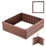 Greengrocer pakeliama lova Garden Box Gėlių lova Ruda 75x75cm