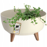 Vazonas Gėlių vazonas 40 cm Insert Cover Bowl Cream