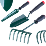 Sodo įrankių rinkinys 3in1 Root Shovel Shovel Rake Grėblys