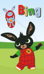 Rank&scaron;luostis 30x50 "Bing Bunny" 100 % medvilnė vaikų darželiui