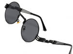 Apvalūs Lenon Steampunk akiniai RETRO Unisex