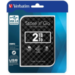 I&scaron;orinis kietasis diskas Verbatim Store N Go 2TB, juodas