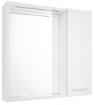 Veidrodinė spintelė su LED ap&scaron;vietimu, 60x60x14 cm, ZOJA/KERAMIA FRESH STRIP, de&scaron;inė, balta