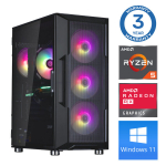 Kompiuteris INTOP Ryzen 5 5500 32GB 1TB SSD M.2 NVME RX580 8GB WIN11