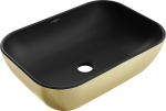 Praustuvas Mexen Rita Black Matt/Gold