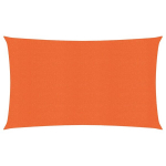 Burė nuo saulės, oranžinės spalvos, 4x7m, hdpe, 160g/m&sup2;