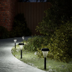 Solar pathway &scaron;viestuvai su smaigaliais, 12vnt., baltos spalvos