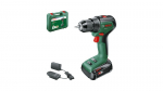 Akumuliatorinis suktuvas-gręžtuvas Bosch UniversalDrill 18V-60, 18 V, su akumuliatoriumi ir krovikliu
