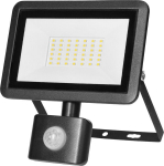 Led &scaron;viestuvas su Pir judesio jutikliu 30w 4000k aliuminio ir stiklo