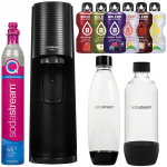 "SodaStream Terra Black" vienas buteliukas + "SodaStream Black" buteliukas + "Bolero