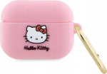 Hello Kitty silikoninis dėklas Airpods Pro 3d rožinis