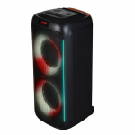 &bdquo;Bluetooth garsiakalbis - DENVER - BPS-458 - 1000 W - RGB ap&scaron;vietimo efektai - Bevielis mikrofonas&ldquo;