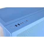 Korpusas PC case - THERMALTAKE - View 380 TG ARGB Hydrangea Blue - Mid tower - ATX - Tempered glass - Blue