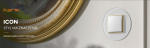 Karlik Icon vieno lizdo elektros lizdas su įžeminimu, juodas matinis