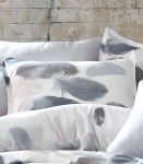 Premium satino pagalvės užvalkalas Tuy Grey 40x60 cm