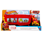 Sunkvežimis Marvel Hulkbuster Hauler Truck i&scaron; Hot Wheels RacerVerse, telpa 10 vnt.