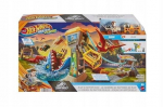 Hot Wheels Racerverse Jurassic World lenktynių trasa su 2 automobiliais
