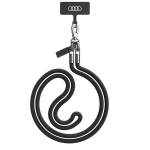 Audi uniwersalna smycz do telefonu 120cm 6mm crossbody czarny|black AU-CBL8-R8|D1-BK