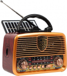 Retro virtuvės radijas su Bluetooth, saulės baterija ir Usb