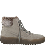 S.Oliver moteri&scaron;ki smėlio spalvos odiniai ap&scaron;iltinti batai su užtrauktuku 36