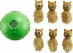 Interaktyvus žaislas &scaron;unims Nina Ottosson Snuffle N' Treat Ball, žalias