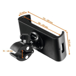 Durable 7&Prime;-13&Prime; plan&scaron;etės laikiklis TOUGH CLAMP XL