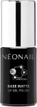 Gelinis UV nagų lakas Neonail Natural Matte Base, 7.2 ml