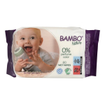 Drėgnos servetėlės vaikams su alavijų ekstraktu BAMBO Nature, 80 vnt.