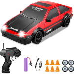 Radijo bangomis valdoma ma&scaron;inėlė Yuan Plan Drift Car, raudona
