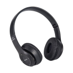&bdquo;Bluetooth&ldquo; ausinės belaidės stereofoninės kortelės, sulankstomos per ausis, ausinės, skirtos žaidimams, juodos spalvos