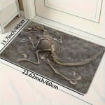 Dinozauro Fosilija 8mm Storas Vonios Kambario Kilimas, Virtuvės Kilimėlis., 15,7 * 23,62 colio 40 * 60 cm