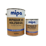 Bespalvis lakas parketui, grindims, baldams, medienai Mipadur HS Holzsiegel, lauko ir vidaus darbams, pusiau matinis, 750 ml