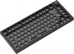 Glorious Gaming Gmmk Pro 75% Barebones (tik rėmas) &ndash; modulinė mechaninė žaidimų klaviatūra, 1,5 kg, Rgb, pilnai pritaikoma, palaiko 5 kontaktų jungiklius, International/iso i&scaron;dėstymas &ndash; juoda