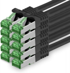 Cat7 tinklo kabelis - cat 7 ethernet kabelis, tinklo / interneto / dsl / modemo / mar&scaron;rutizatoriaus / hub patch kabelis, lan kabelis, raw kabelis, 10 gb/s (s-ftp pimf), patch kabelių rinkinys su rj 45 jungtimi, cat.6a