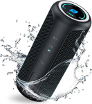 Ortizan bluetooth kolonėlė, 40 w fantasti&scaron;kas garsas, ipx6 atsparumas vandeniui, bluetooth kolonėlė su bluetooth 5.0, dvigubas susiejimas, intensyvus žemas dažnis, energijos banko funkcija, garso kolonėlė namams