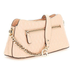 GUESS moterų abrikoso spalvos pečių mai&scaron;elis - Betula Top Zip Shoulder Bag Abrikosas 308076