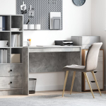 Ra&scaron;ymo stalas Betoninis pilkas MDF 100 x 50 x 76 cm Ra&scaron;ymo stalas