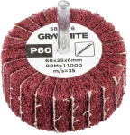 Graphite &scaron;lifavimo diskas su kotu, 60x25x6 mm, P60